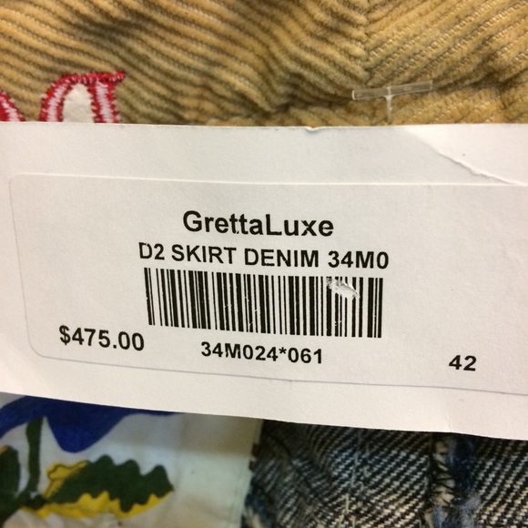 NWT DSQUARED  jean skirt - Picture 5 of 7